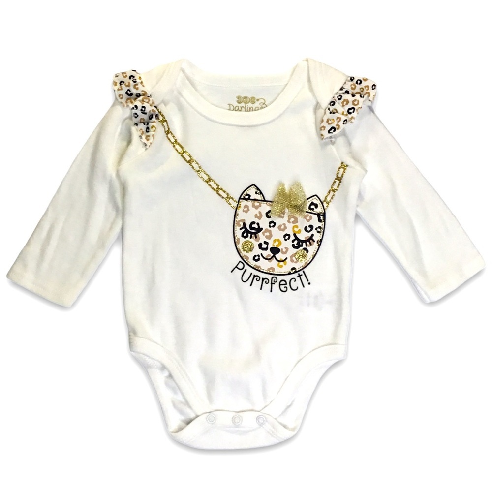 NEW Girls 6-9M Outfit Leopard Matching Set NWT - Picture 9 of 12